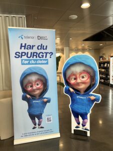 Kampagnemateriale for SPURGT-kampagnen i samarbejde med Telenor.
